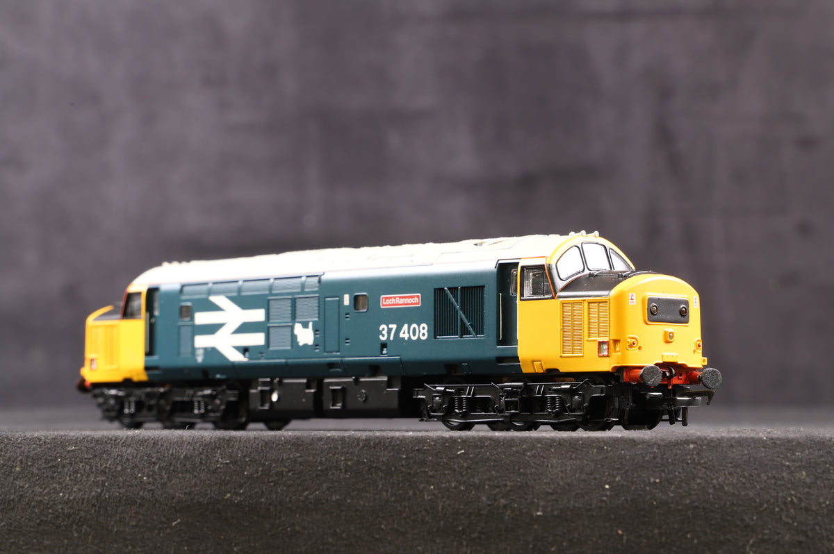 Bachmann OO 32-377  Class 37/4 37408 &quot;Loch Rannoch&quot; in BR Blue with Large Logo and Scottie Dog