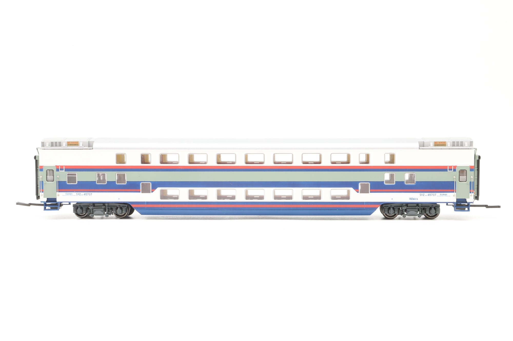 Bachmann China HO Rake of 6x SYZ25 Double Deck Coaches