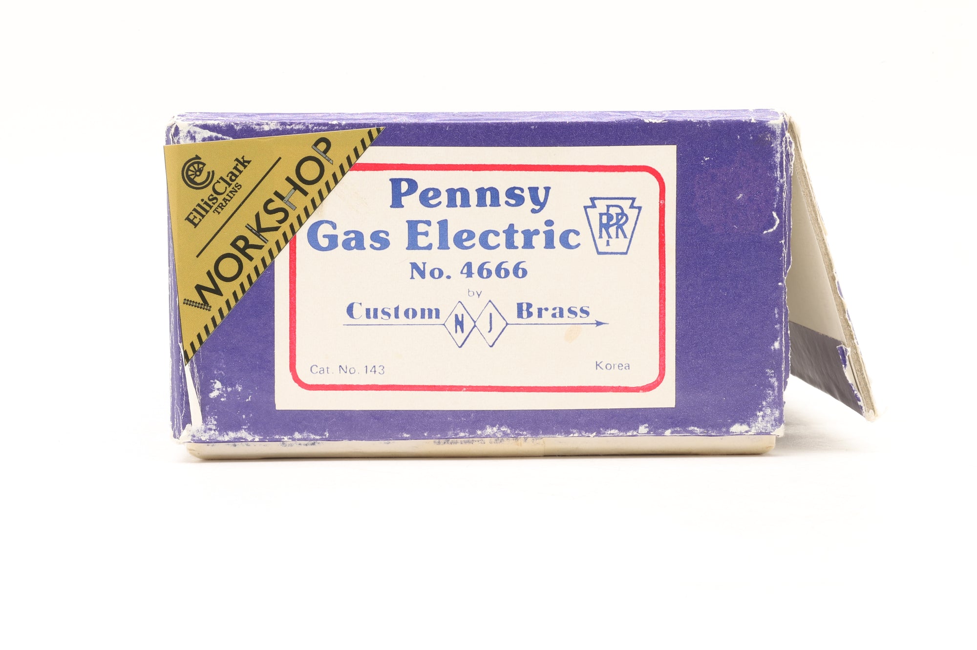 WORKSHOP NJ Custom Brass HO Penny Gas Electric '4666' Custom Paint