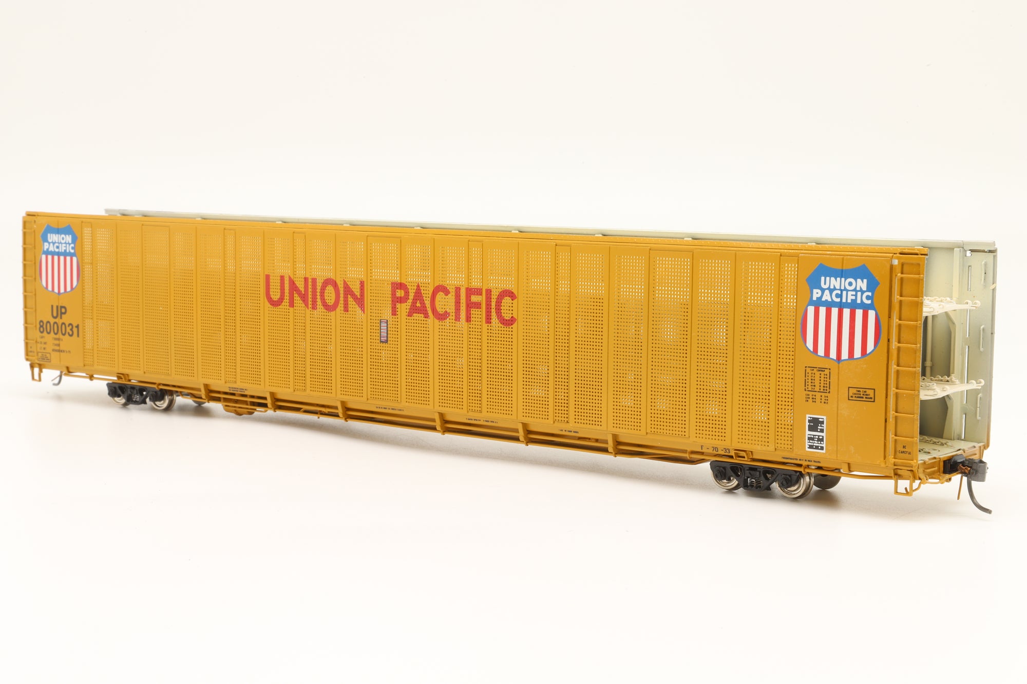 Overland Models Inc. HO Brass OMI-3252.2 Safe-T-Pack Auto Rack Tri Level Open Top UP Wagon