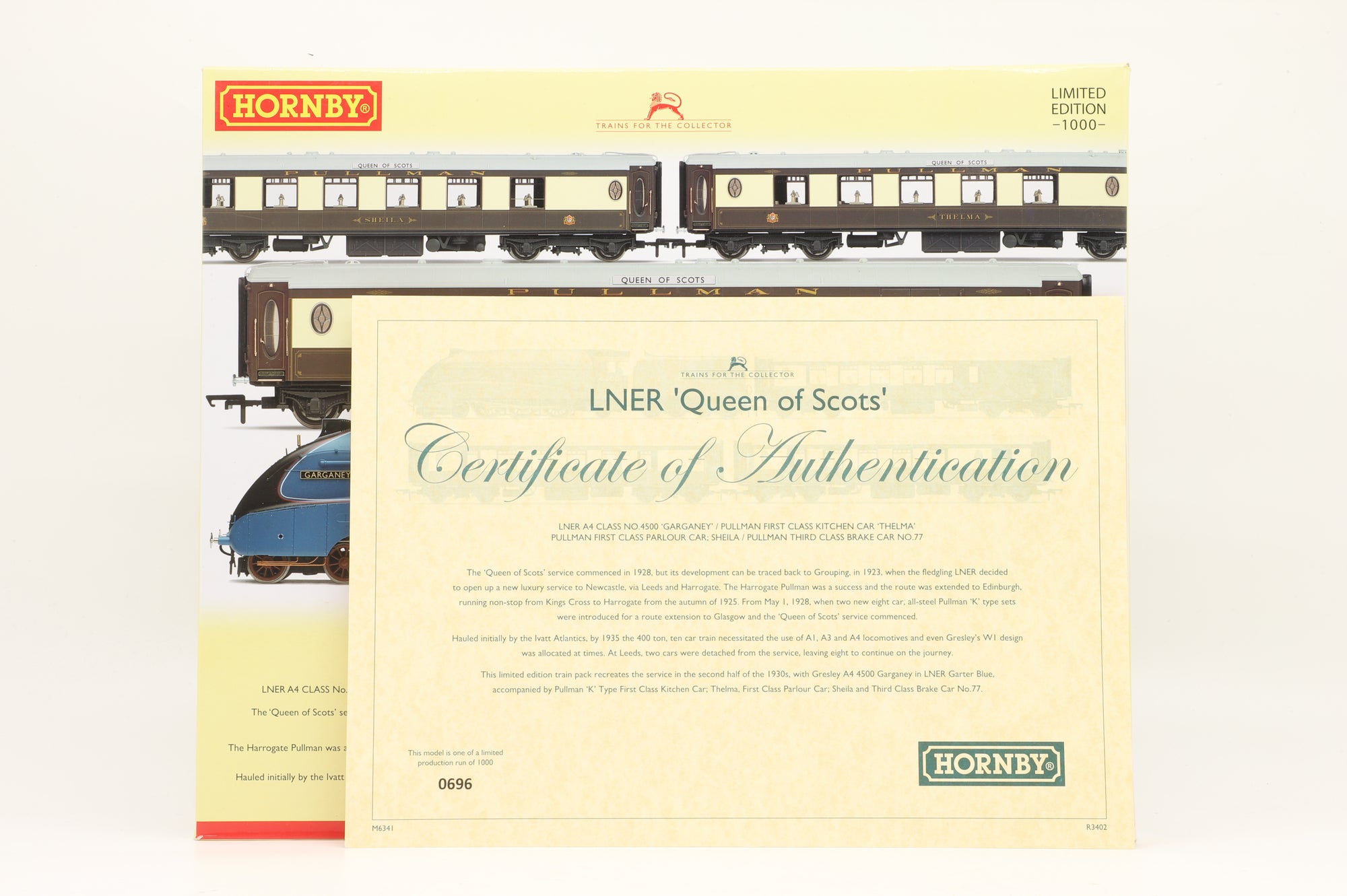 Hornby OO R3402 Queen Of Scots Train Pack Ltd Ed 696/1000