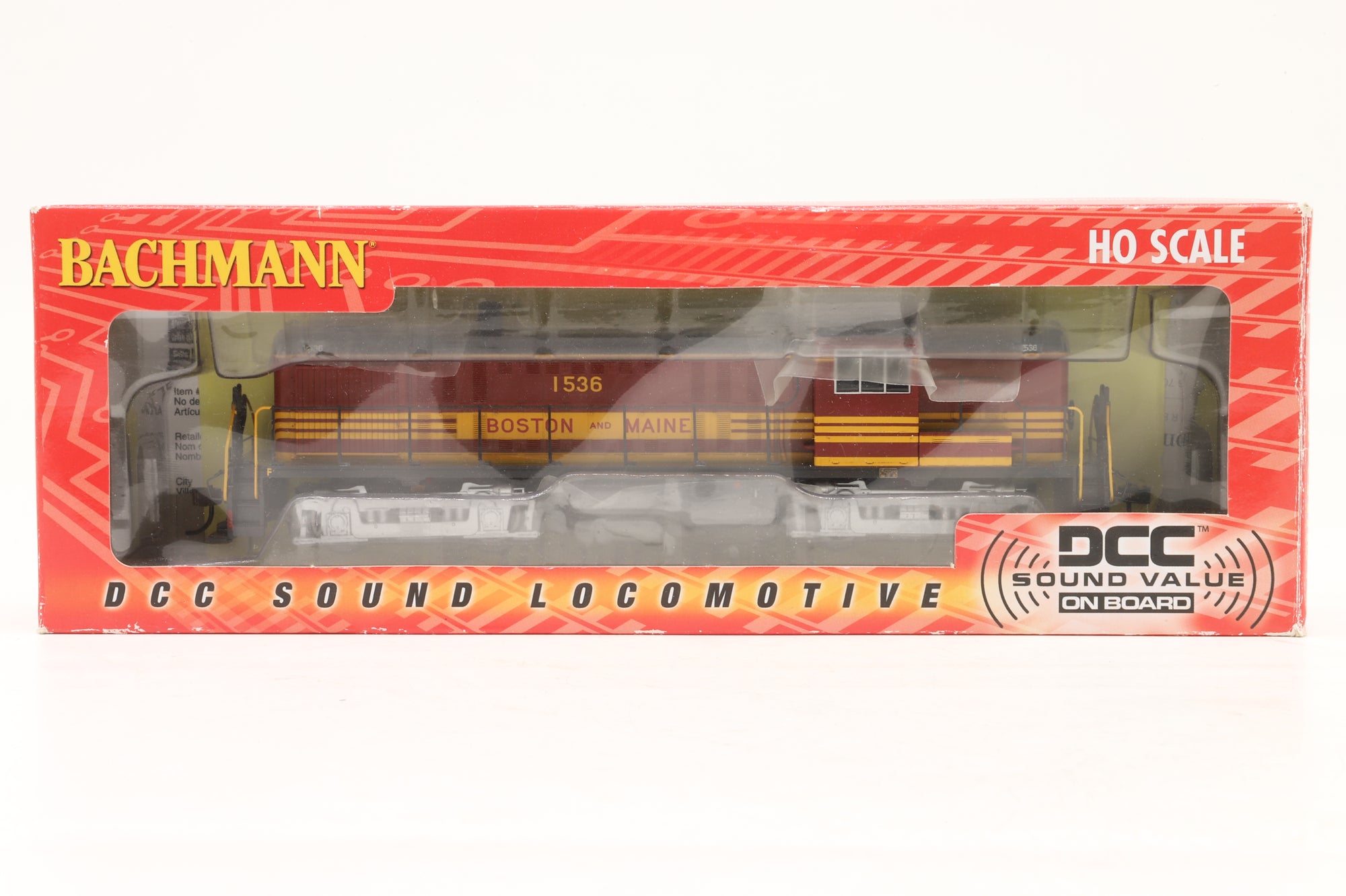 Bachmann HO 63903 Alco RS3 #1536 in Boston & Maine Livery – DCC Sound