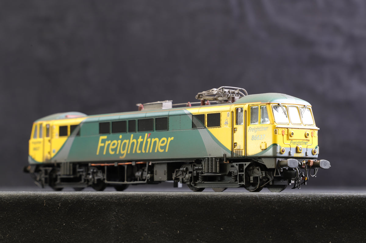 Heljan OO GM4240301 Class 86 &#39;86637&#39; Freightliner Powerhaul, Weathered Excl. Gaugemaster Collection