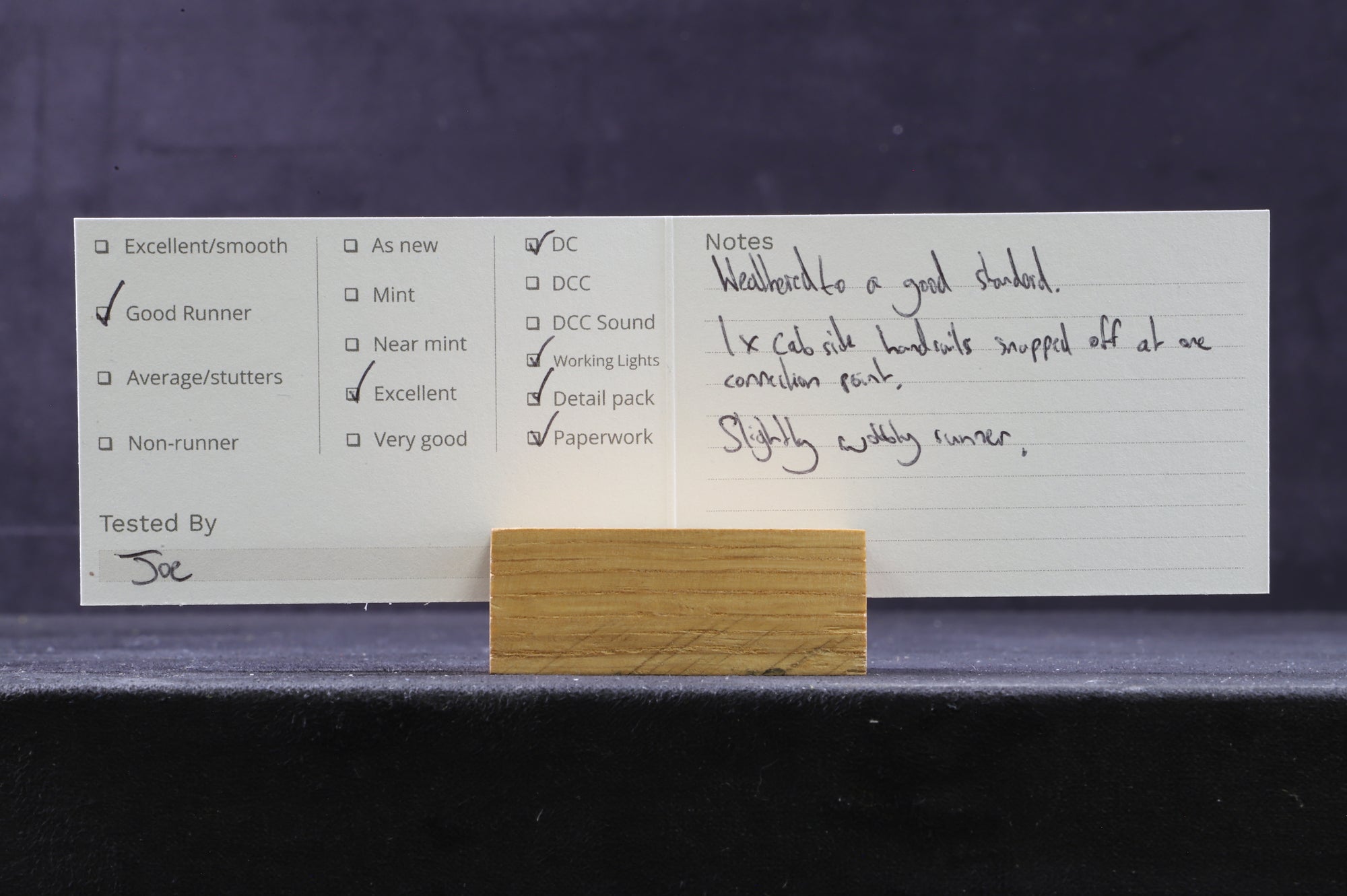 Heljan OO 29141 Class 07 V2 D2989 in BR Blue w/ Wasp Stripes