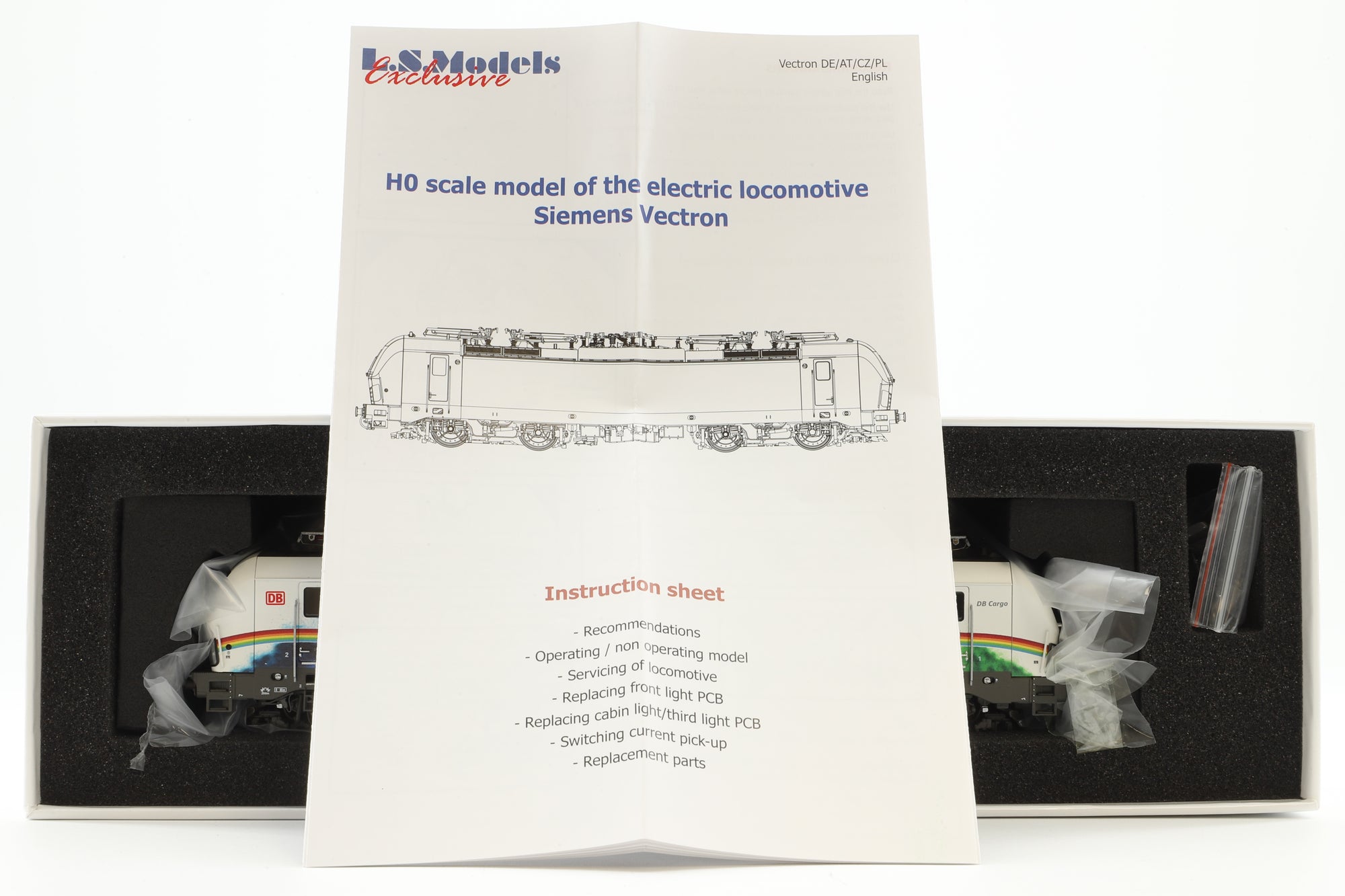L. S. Models HO 16075S Siemens Vectron DB Cargo DCC Sound