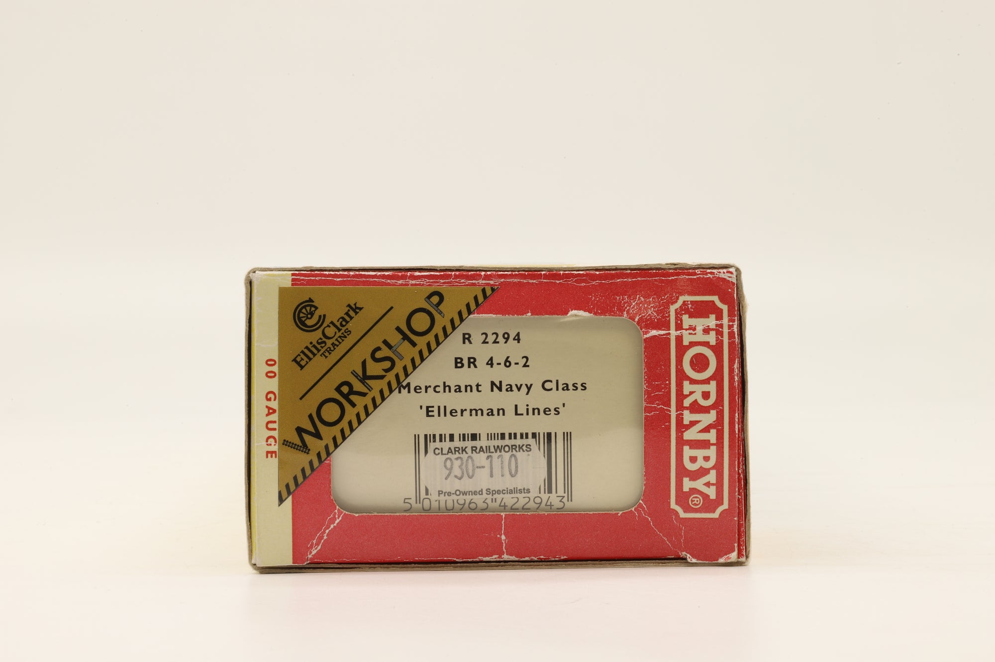 WORKSHOP Hornby OO R2294 Merchant Navy Class '35029' 'Ellerman Lines' BR Lined Green L/C Non Runner