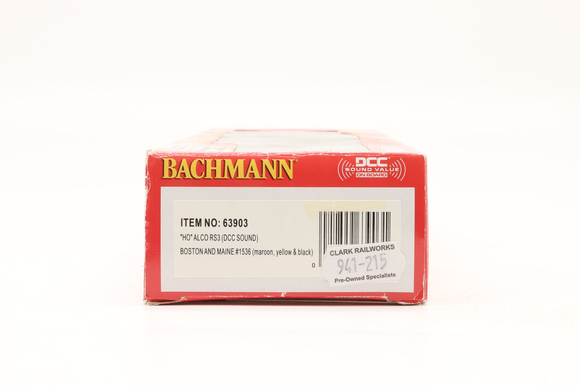 Bachmann HO 63903 Alco RS3 #1536 in Boston & Maine Livery – DCC Sound