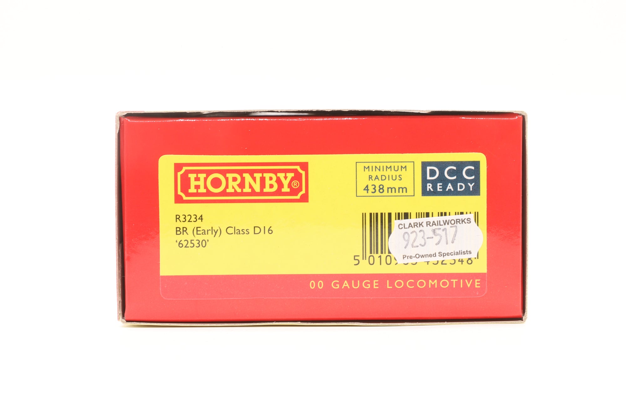 Hornby OO R3234 Class D16 '62530' BR Lined Black E/C