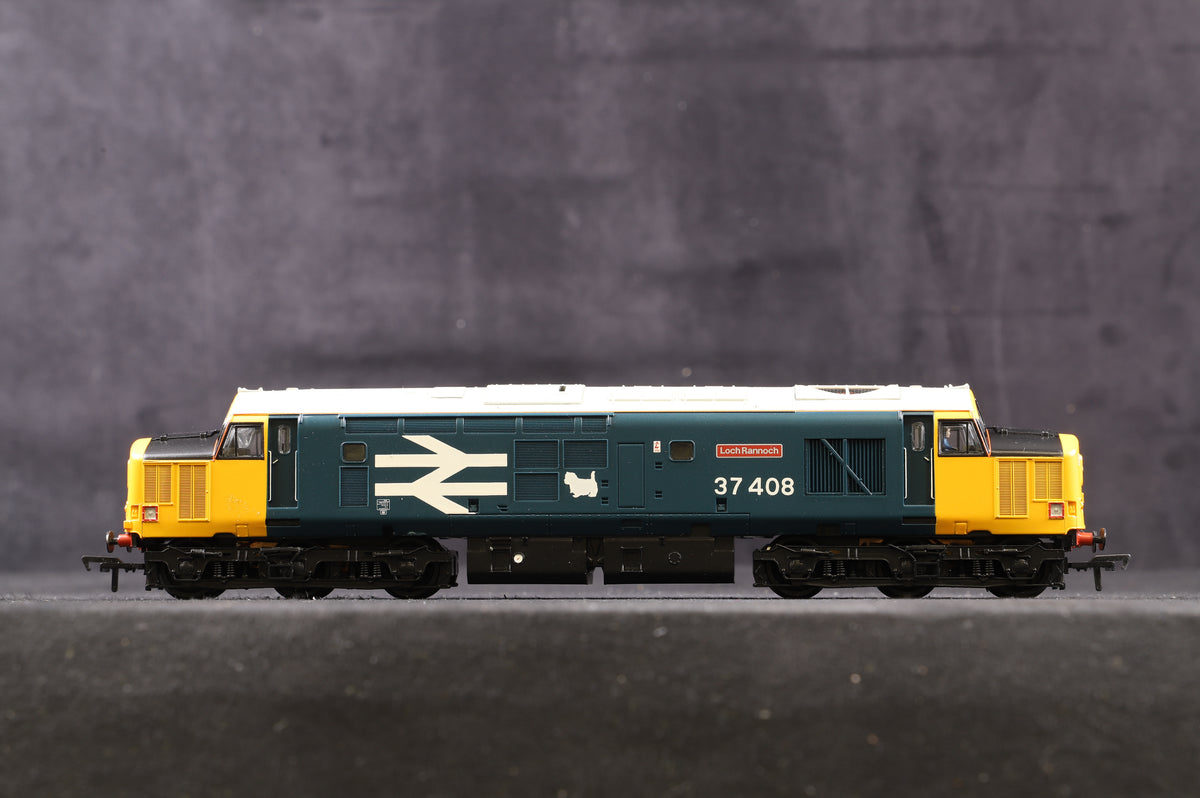 Bachmann OO 32-377  Class 37/4 37408 &quot;Loch Rannoch&quot; in BR Blue with Large Logo and Scottie Dog