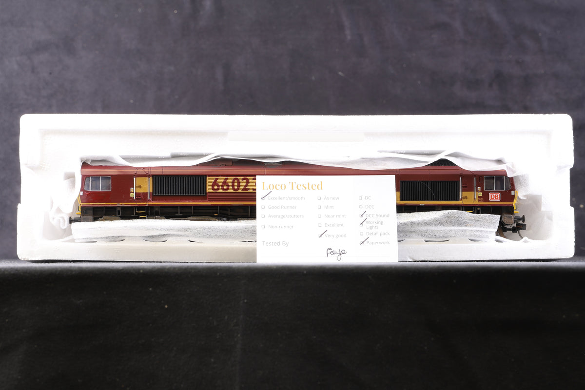 Bachmann OO 32-725DS Class 66 &#39;66023&#39; EWS Renumbered, DCC Sound