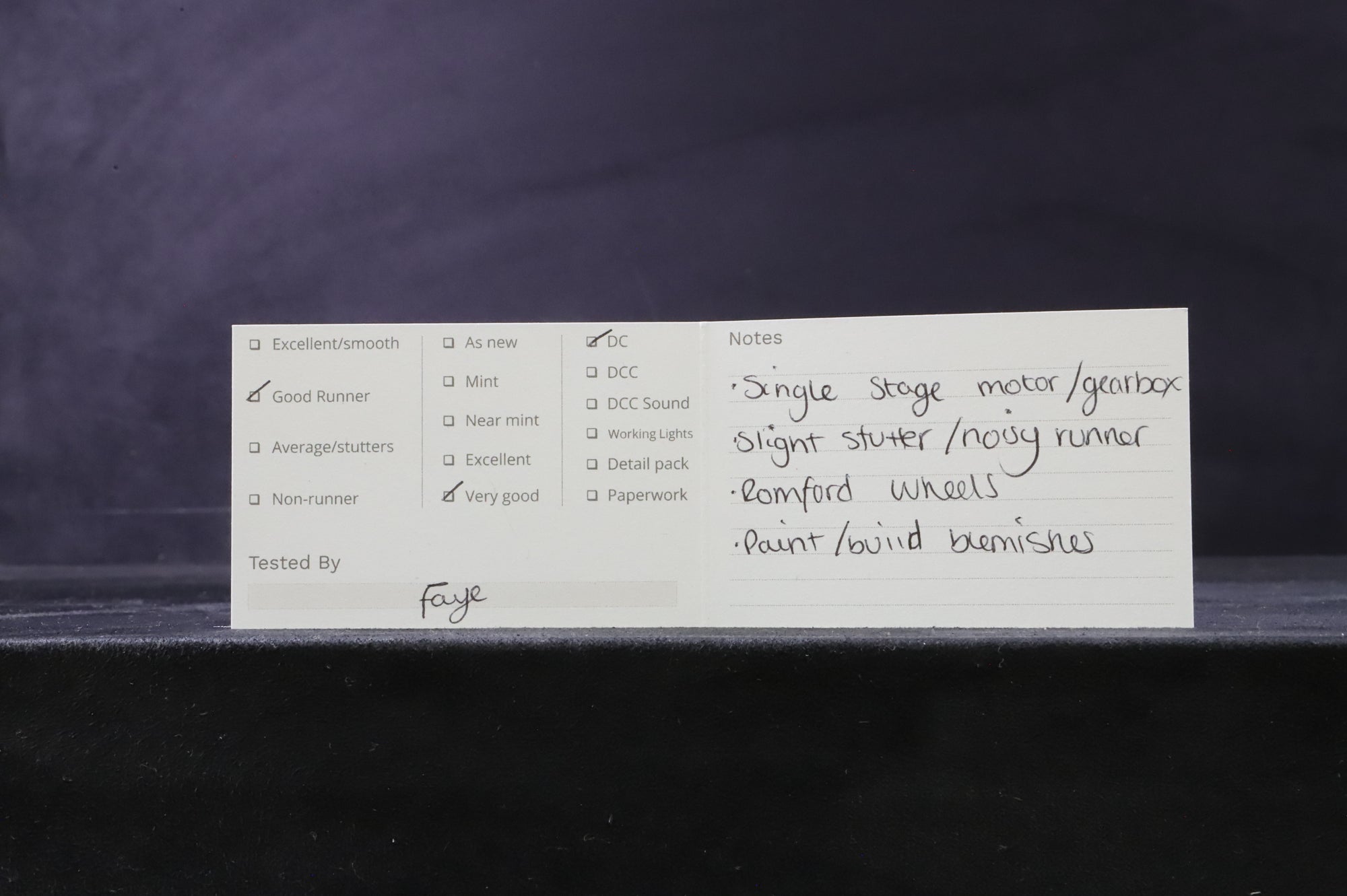 Nu-Cast OO Kit Built LNER Q6 Class '63402' BR Black E/C Kit Built