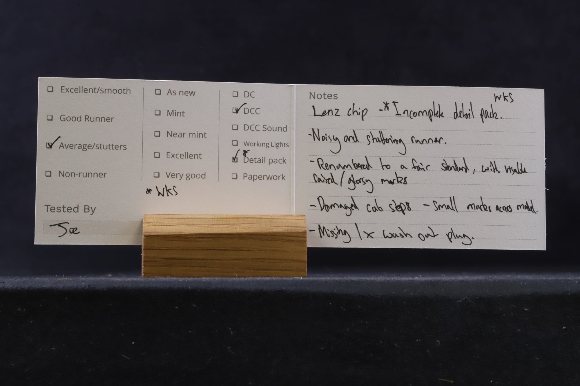 WORKSHOP Hornby OO Thompson L1 No.67777 in Lined BR Black w/ Early Crests