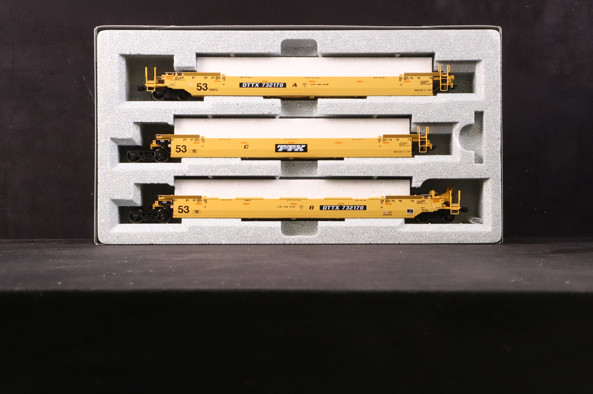 Kato HO 30-9017 Gunderson Double Stack Wagons 3 Pack