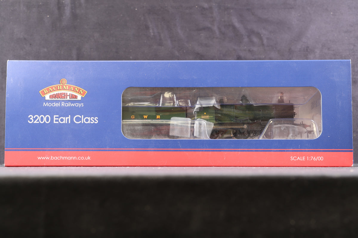 Bachmann OO 31-087DC GWR 3200 Class &#39;9003&#39; GWR Green, DCC Fitted