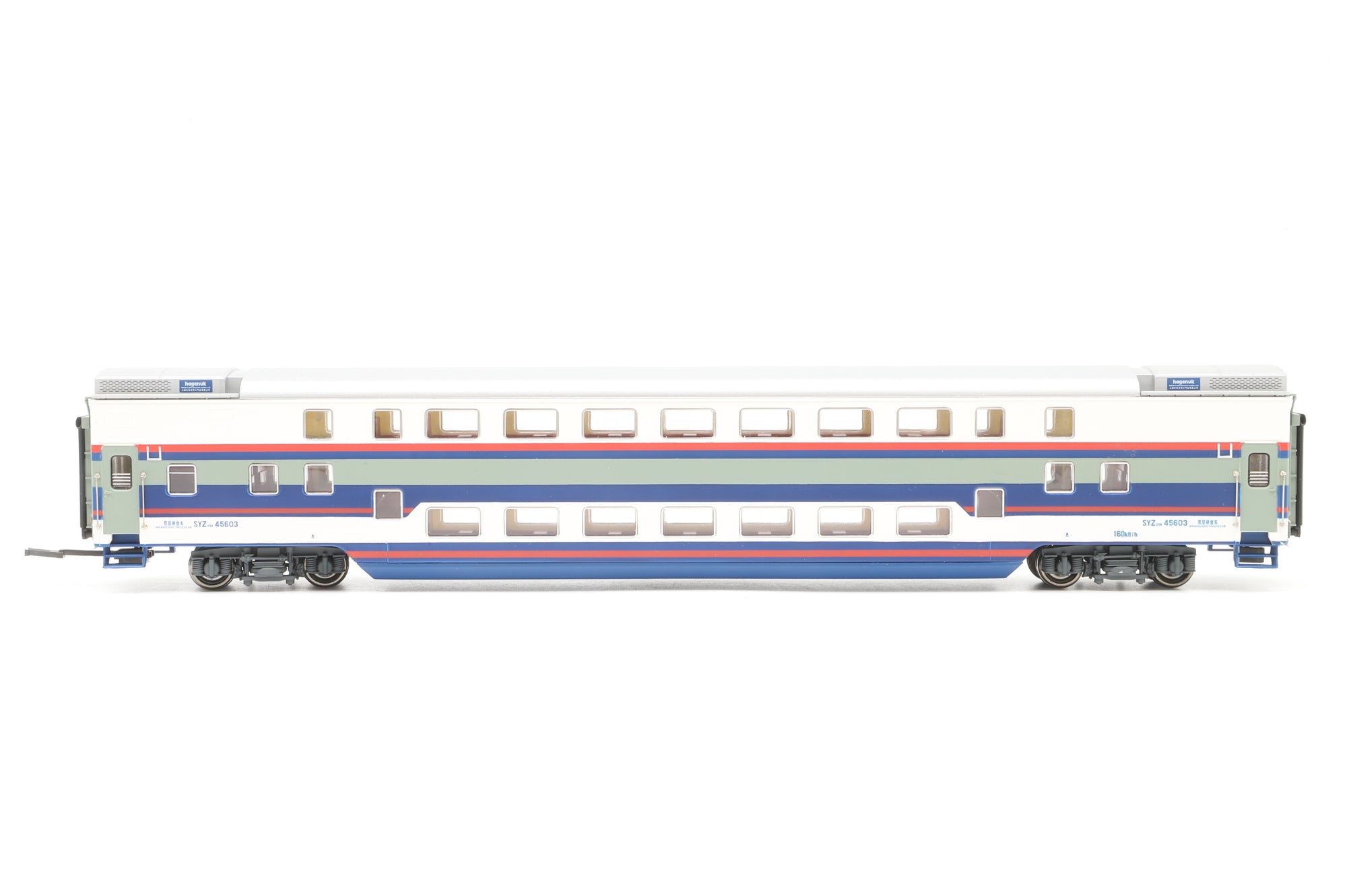 Bachmann China HO Rake of 6x SYZ25 Double Deck Coaches