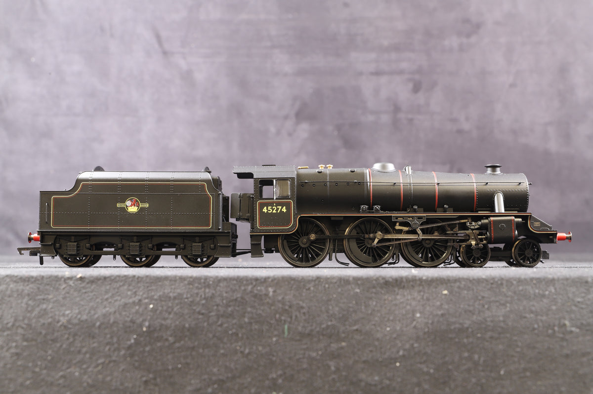 Hornby OO R3453 Class 5MT Black 5 &#39;45274&#39; BR Lined Black L/C