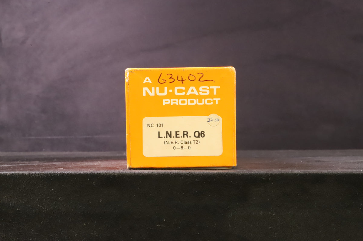 Nu-Cast OO Kit Built LNER Q6 Class &#39;63402&#39; BR Black E/C Kit Built