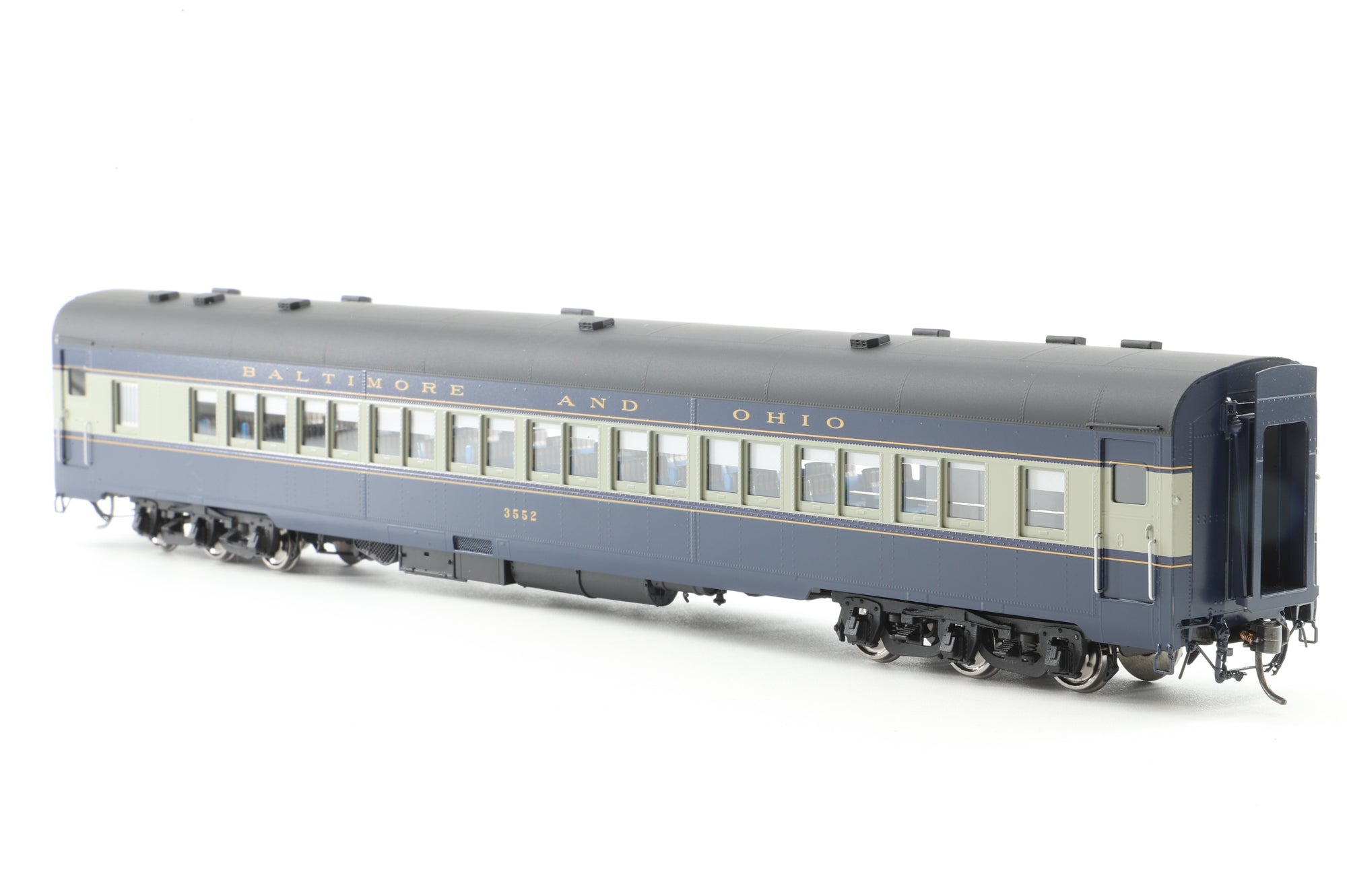 The Coach Yard HO Brass 2140m Passenger car add on set B&O BALTIMORE & OHIO