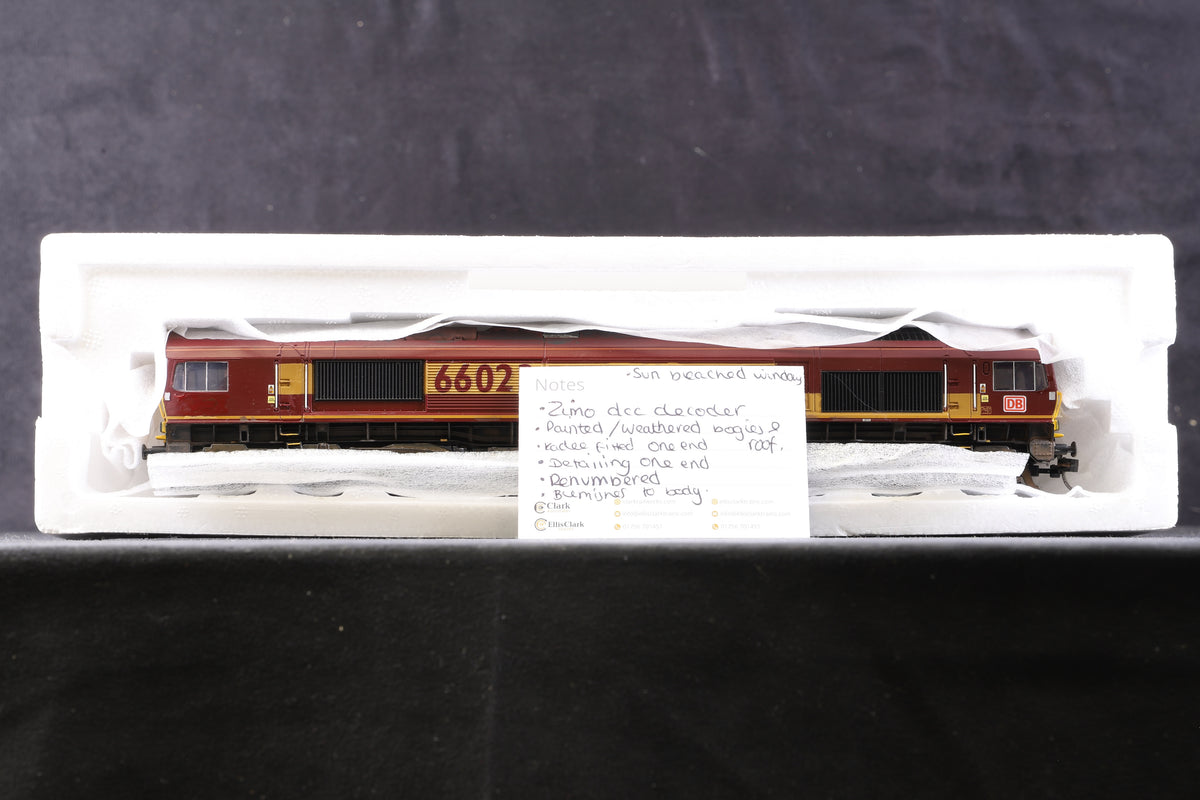 Bachmann OO 32-725DS Class 66 &#39;66023&#39; EWS Renumbered, DCC Sound