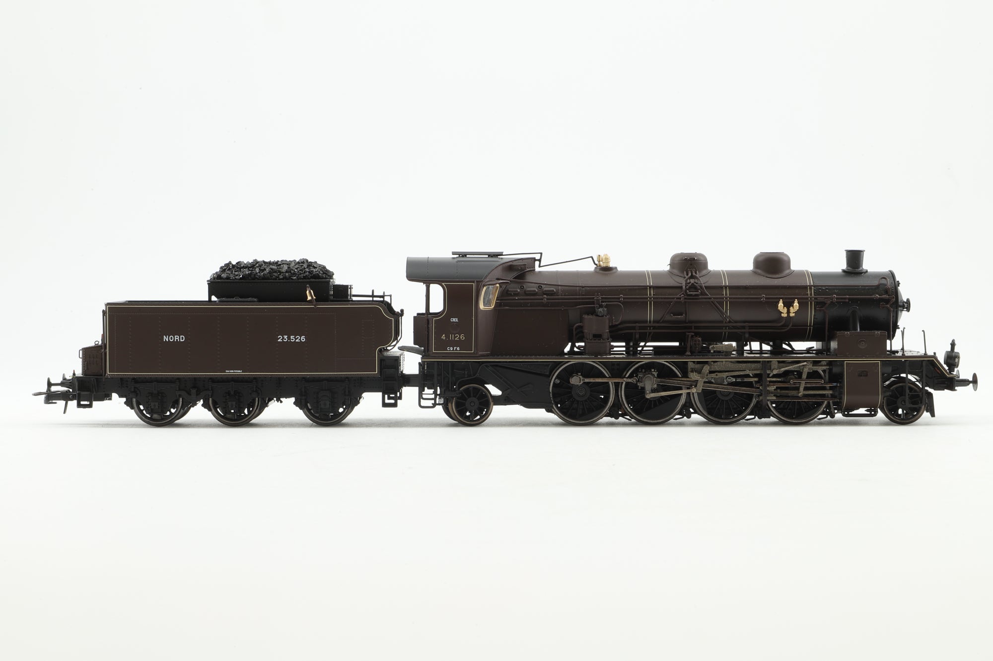 REE Models HO MB-155S Class 141-A 23526 in Nord 'Chocolat' - DCC Sound w/Smoke