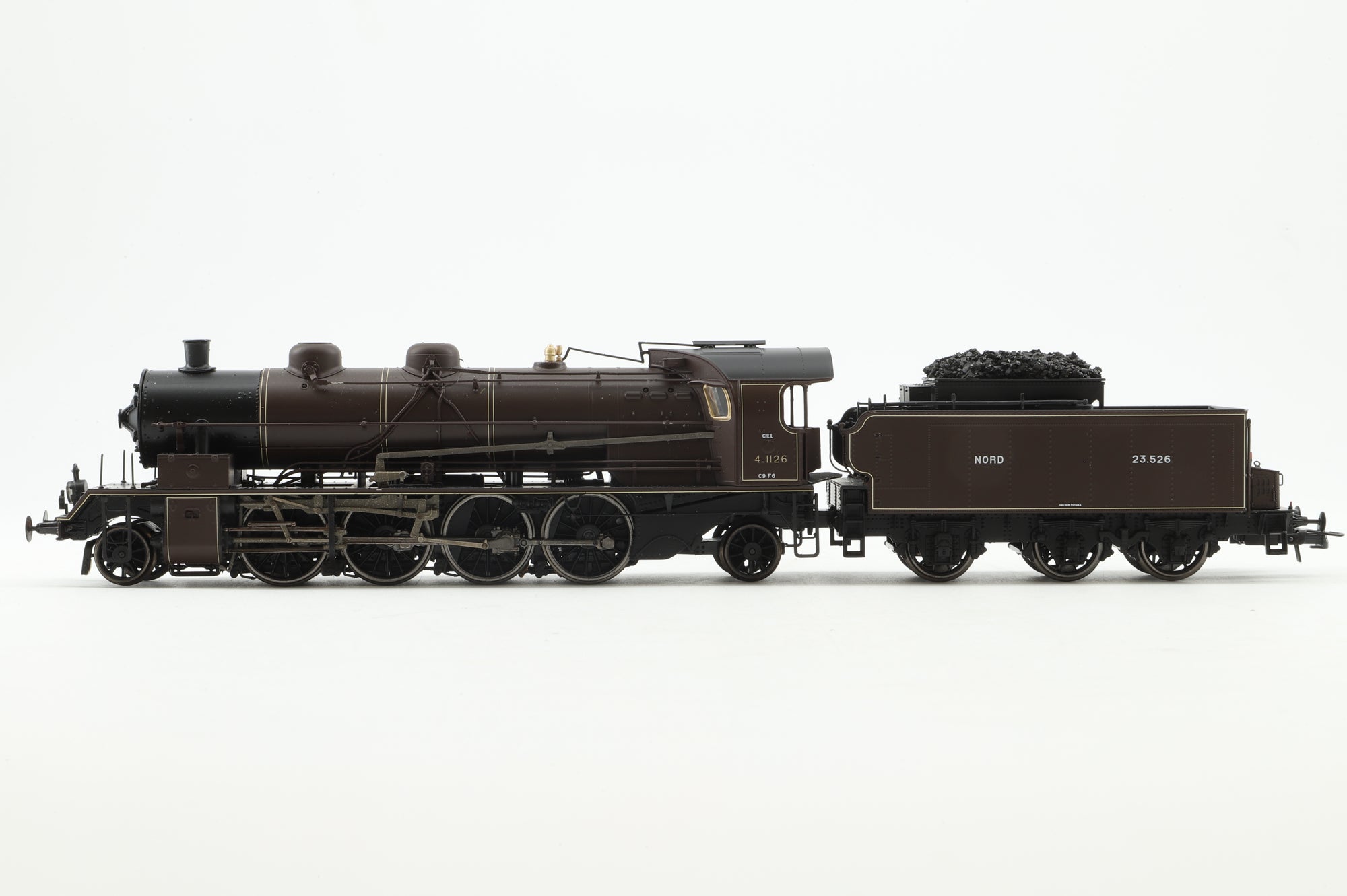 REE Models HO MB-155S Class 141-A 23526 in Nord 'Chocolat' - DCC Sound w/Smoke