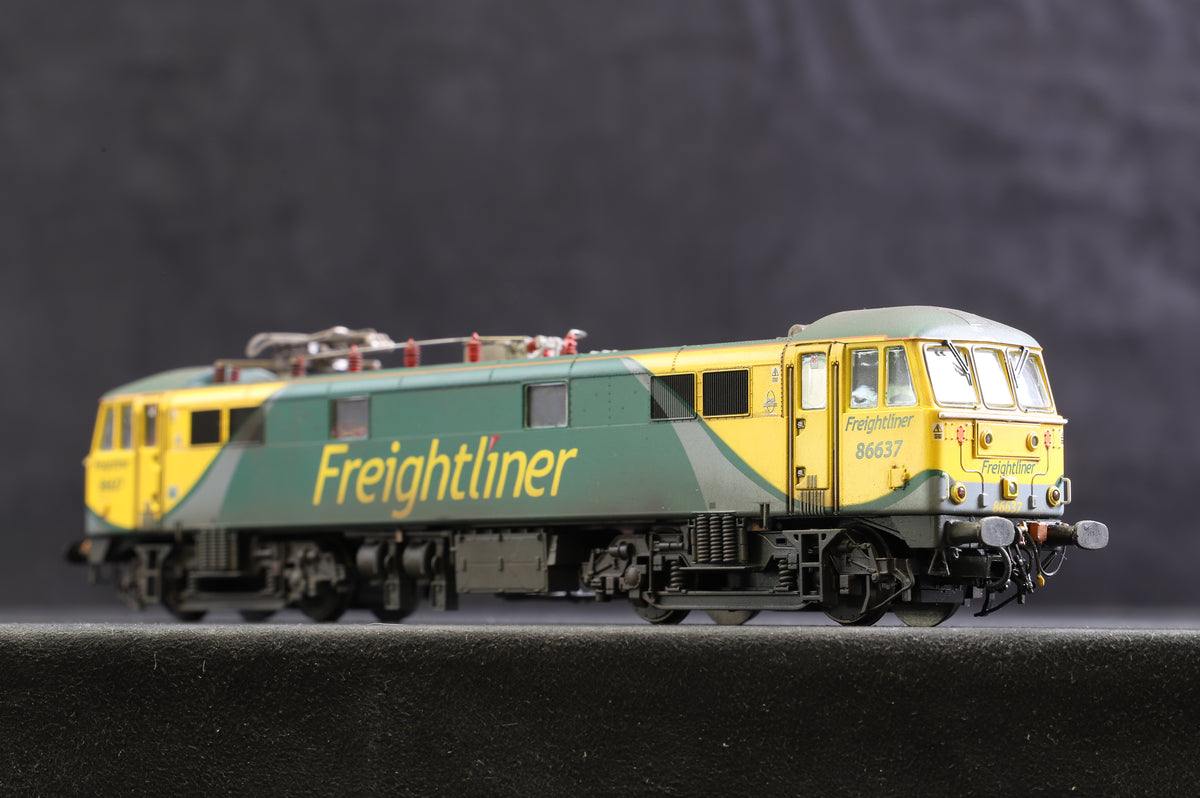 Heljan OO GM4240301 Class 86 &#39;86637&#39; Freightliner Powerhaul, Weathered Excl. Gaugemaster Collection