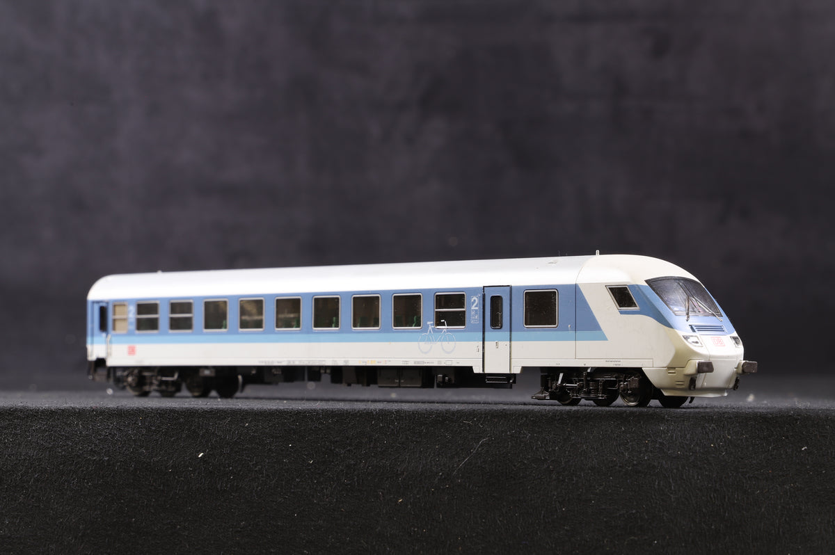 Roco HO Rake Of 7 Blue &amp; Grey DB Passenger Coaches