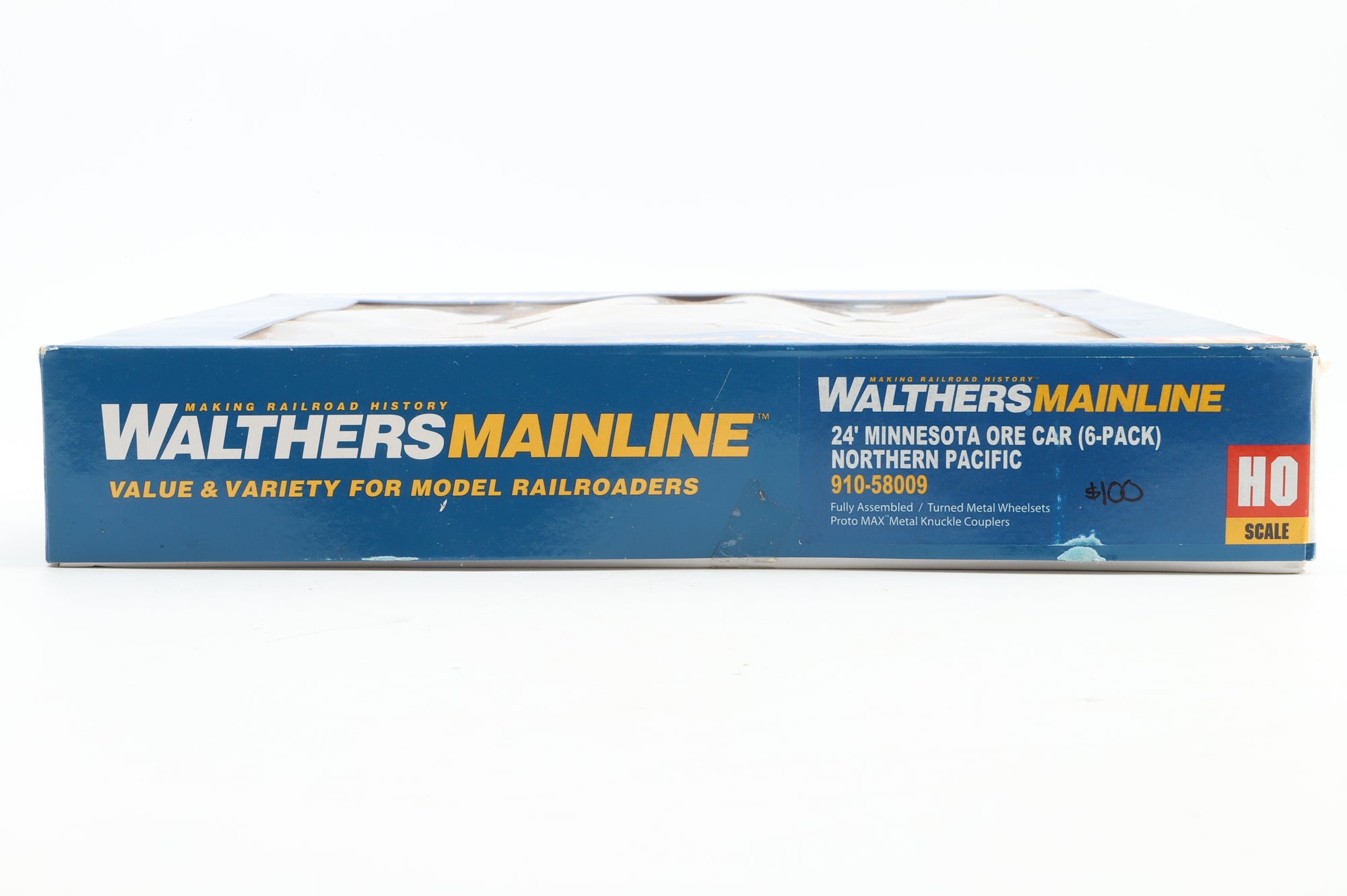 Walthers HO 910-58009 6-Pack of 24' Minnesota Ore Cars in Plain Brown - Pro-Customised