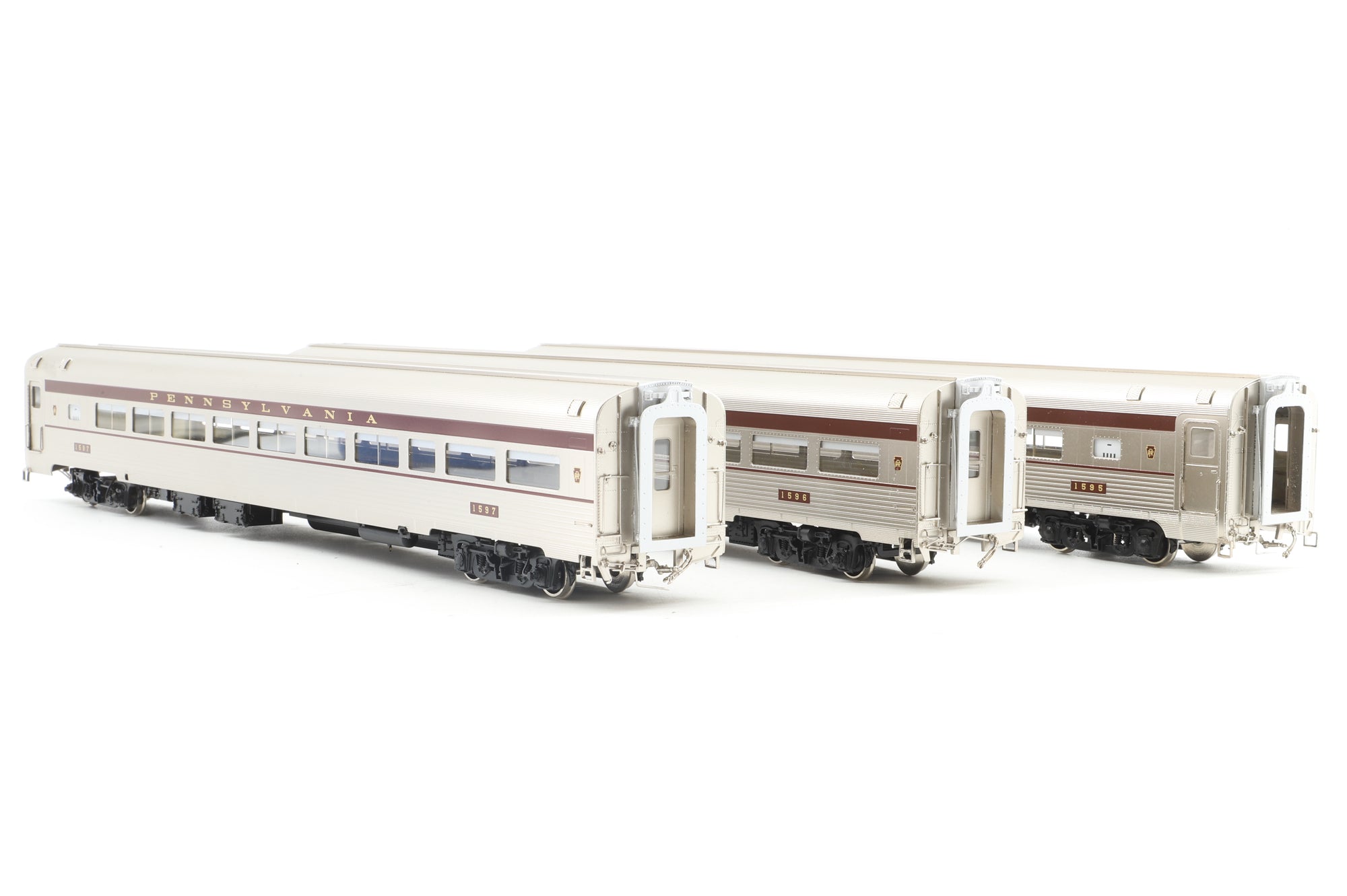 Samhongsa/Challenger Imports HO Brass Rake of 14 Pennsylvania Railroad 'Senator', S-1, S-2 & S-F1
