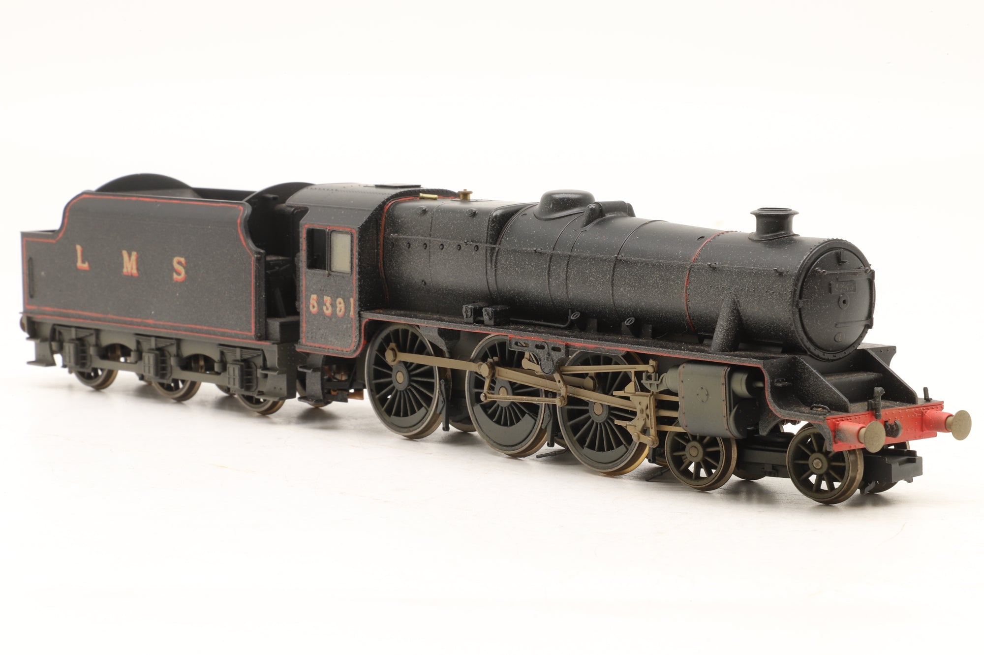 Hornby OO Class 5MT '5391' LMS Lined Black Weathered