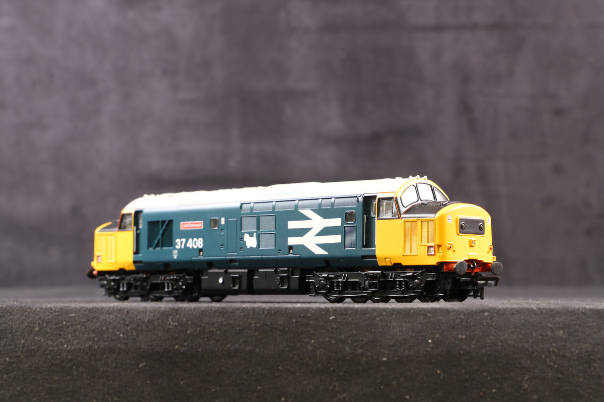 Bachmann OO 32-377  Class 37/4 37408 &quot;Loch Rannoch&quot; in BR Blue with Large Logo and Scottie Dog