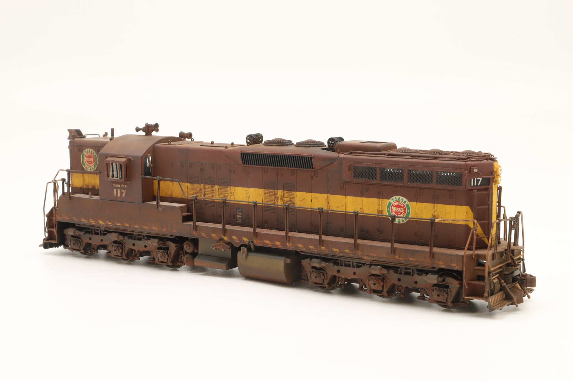 Overland Models/Ajin Precision HO Brass SD9 #117 in DM&IR Livery - Weathered