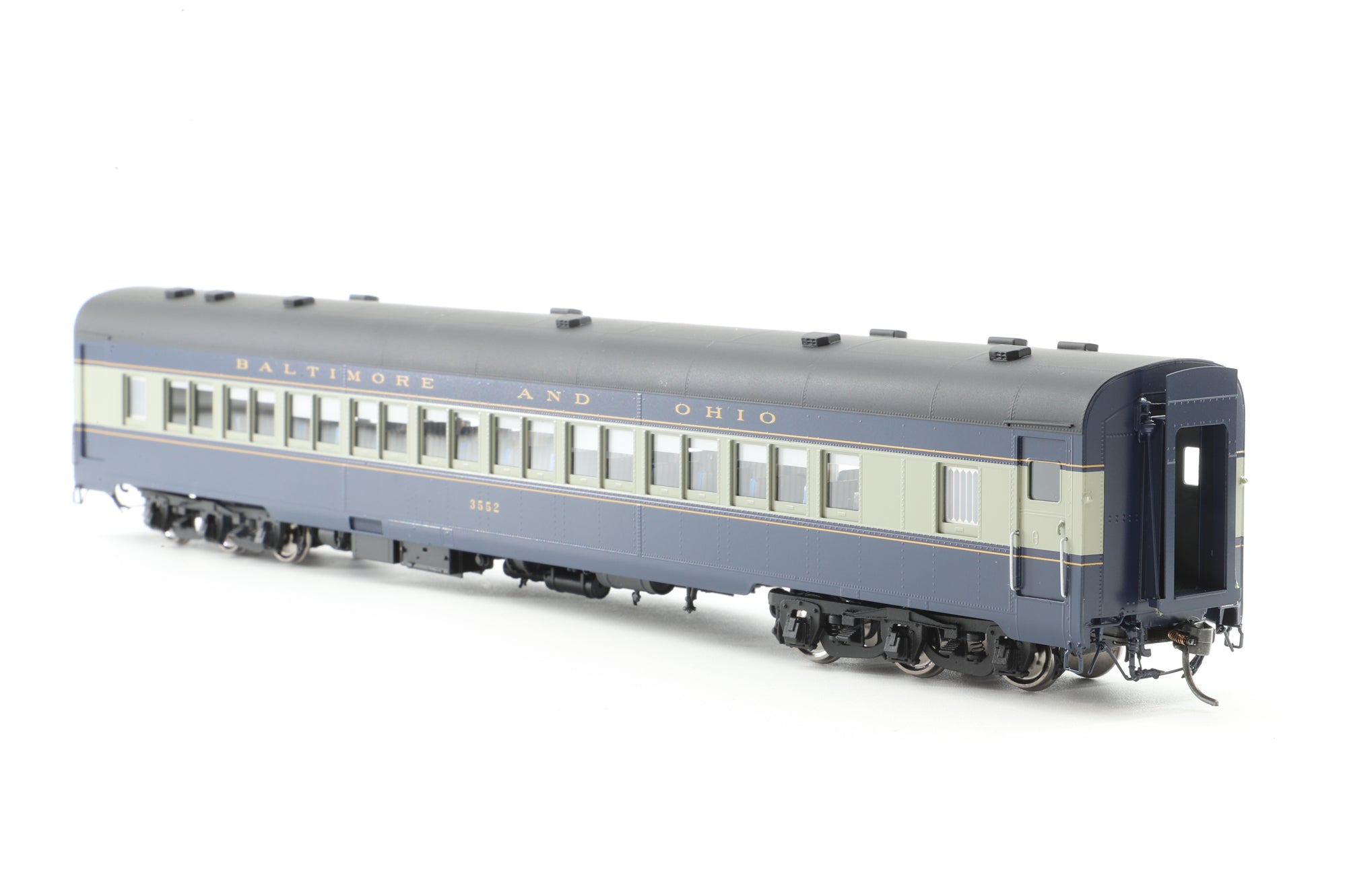 The Coach Yard HO Brass 2140m Passenger car add on set B&O BALTIMORE & OHIO