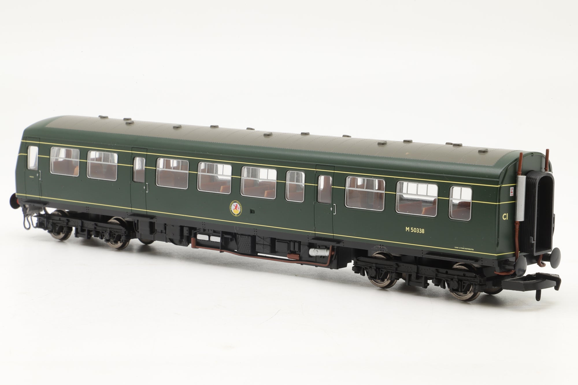 Hornby OO R3147 Class 101 3-Car DMU in BR Green w/ Whiskers