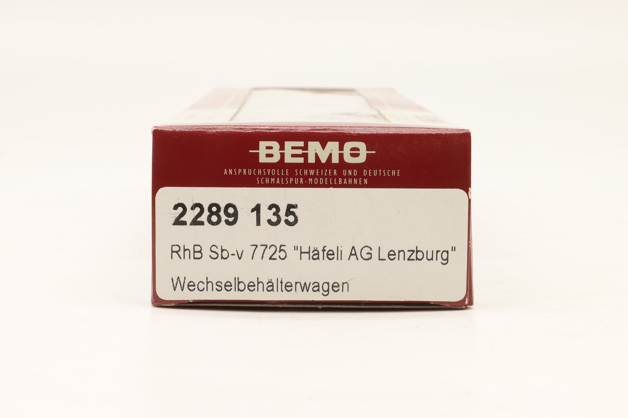 Bemo HOm 2289 135 RhB Häfeli AG Lenzburg Wagon
