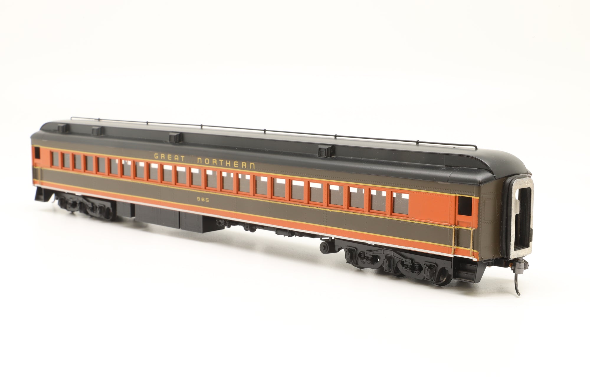 Oriental Limited HO Brass Rake of 5 Great Northern Streamlined Empire Builder Cars