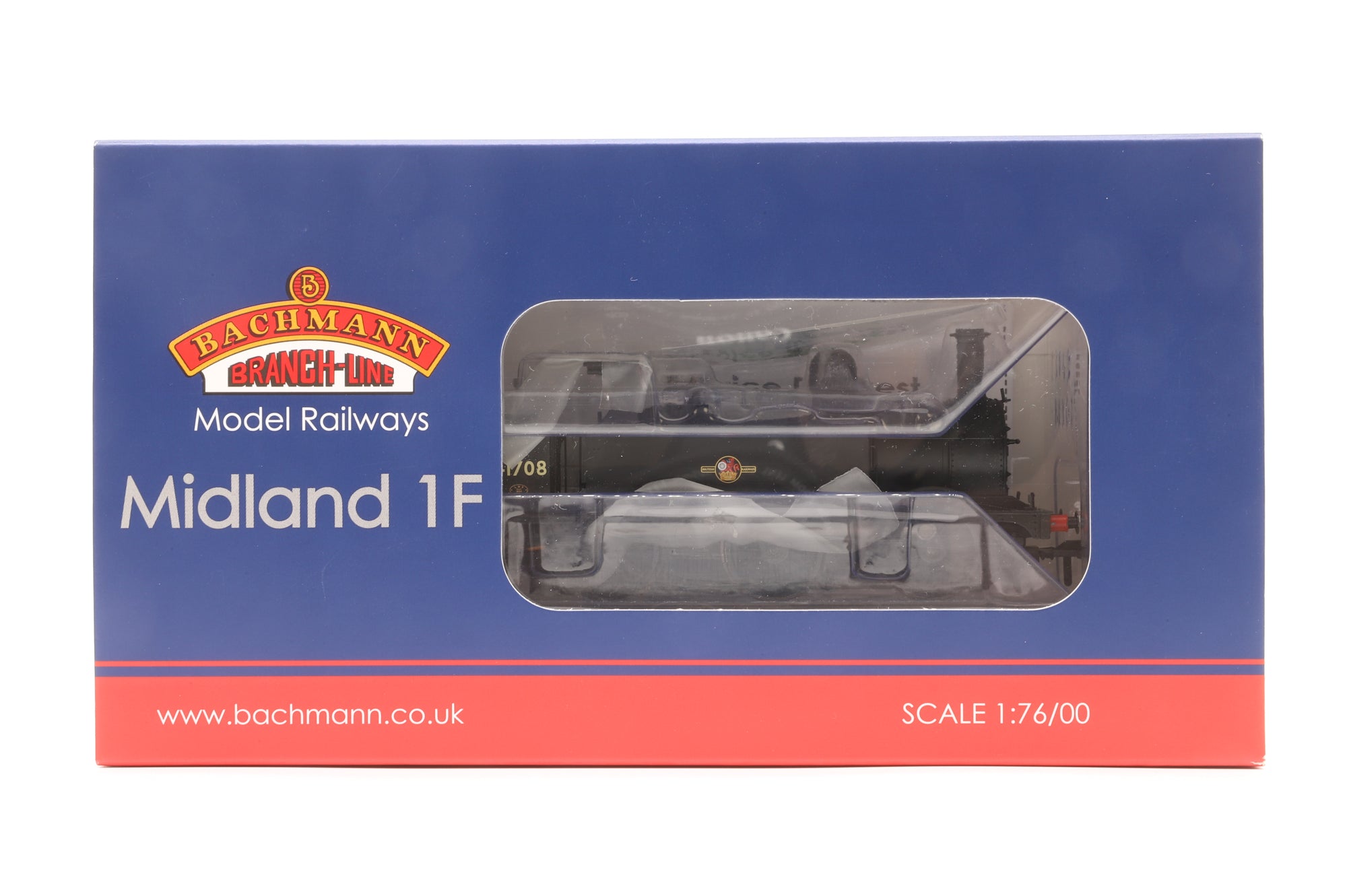 Bachmann OO 31-432 Midland Class 1F '41708' BR Black L/C