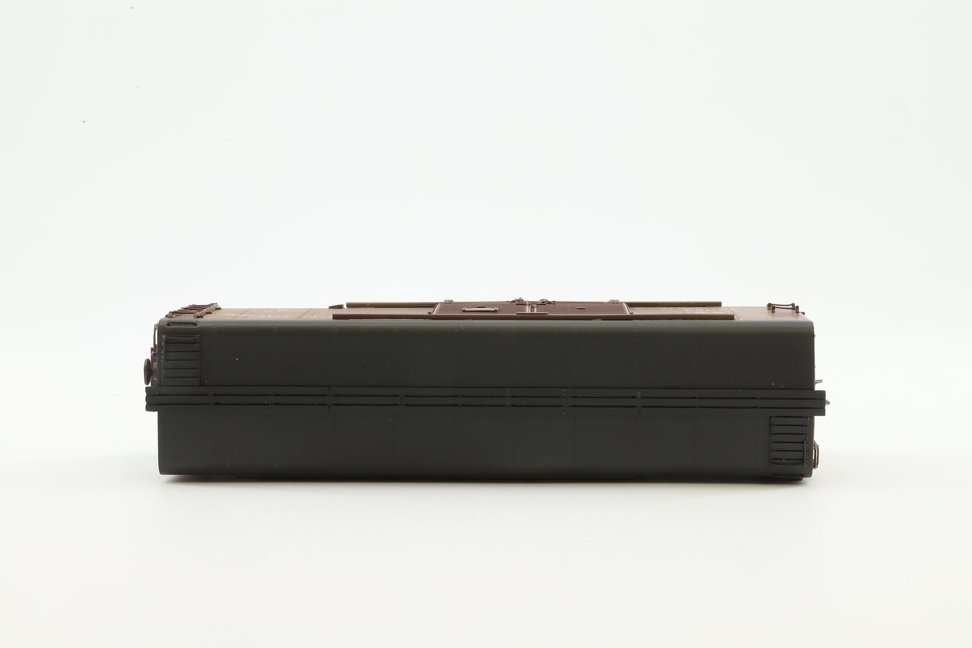 W&R Enterprises HO Brass 3235 Box Car Auto NP 40' Round Roof 39054' Weathered