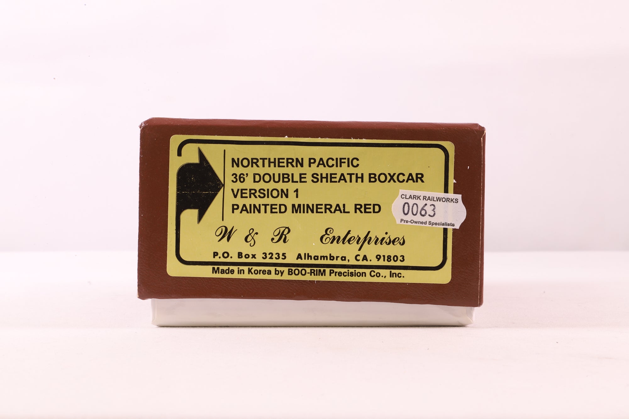 W&R Enterprises HO Brass 3235 Box Car NP Double Sheath 36' v1 '36993'