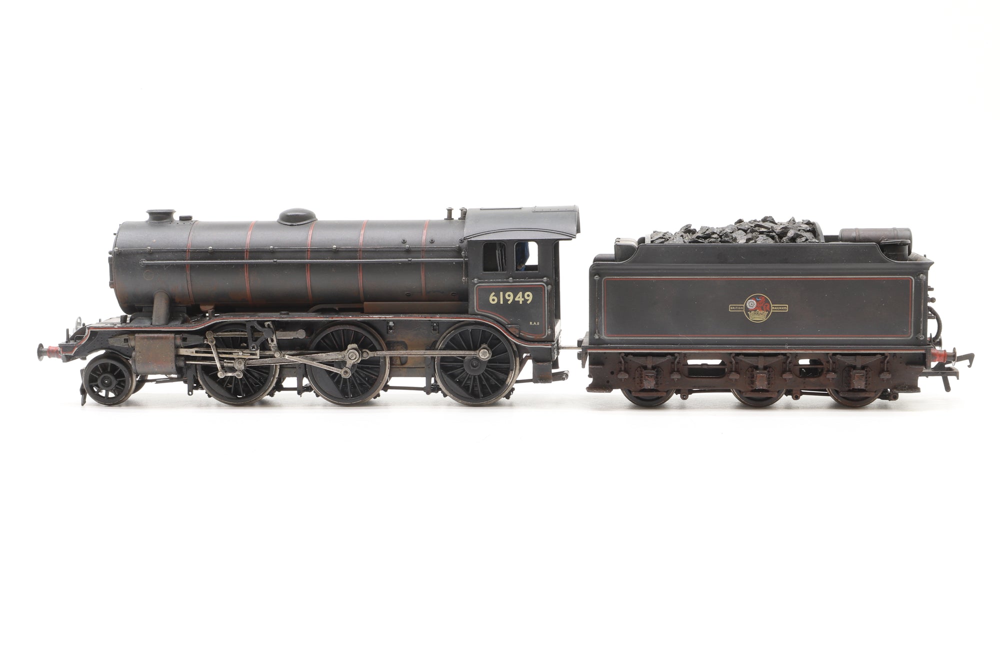 Bachmann OO 32-277 K3 '61949' BR Lined Black Late Crest Stepped Tender Weathered DCC Fitted