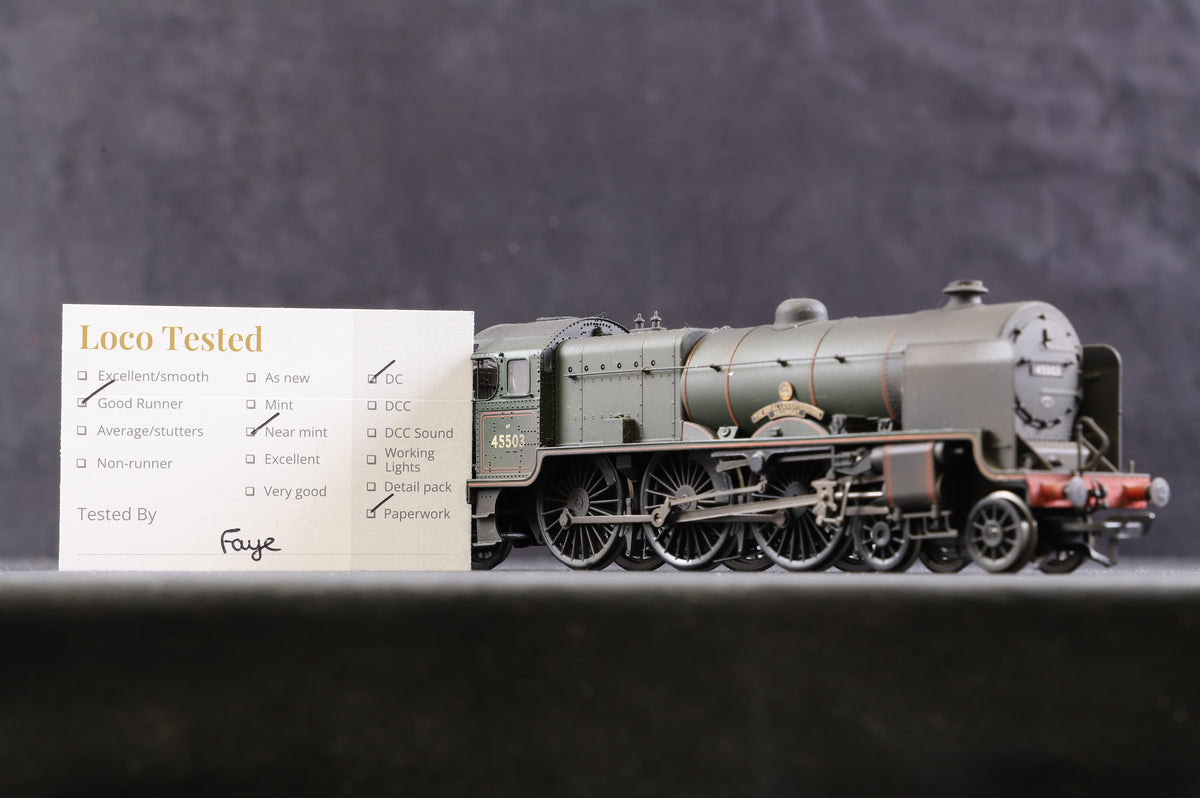 Bachmann OO 31-210 Patriot &#39;45503&#39; &#39;The Royal Leicestershire Regiment&#39; BR Green E/C, Weathered