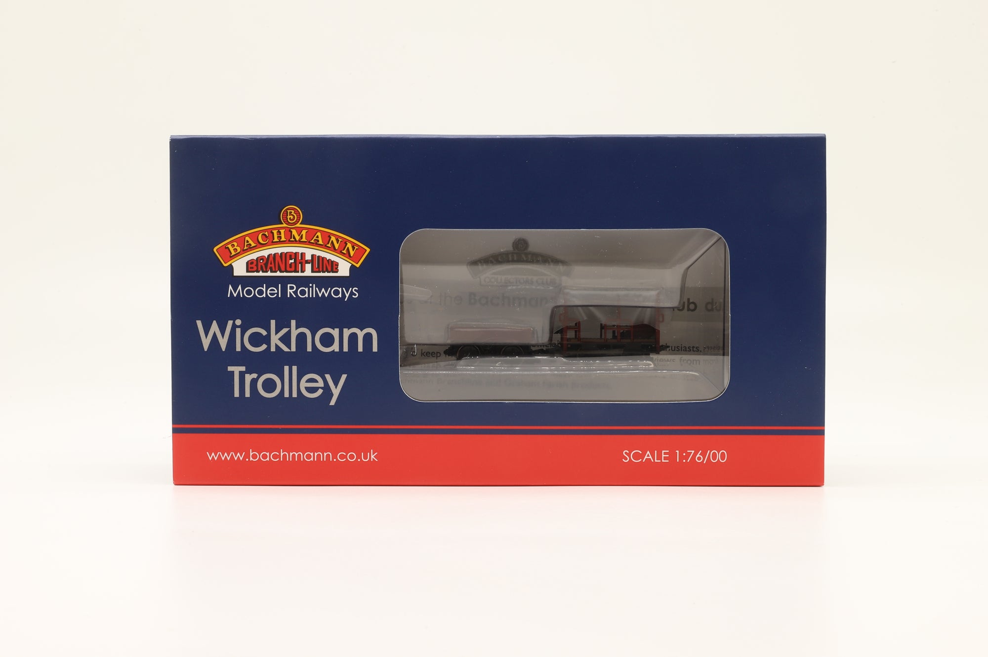 Bachmann OO 32-991 Wickham Trolley Car BR Maroon