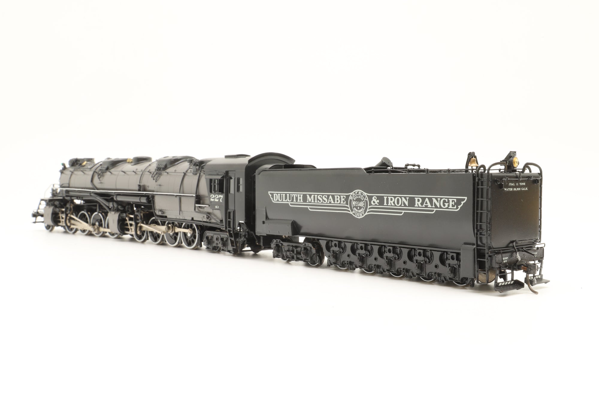 Samhongsa/Westside Model Co HO Brass DM&IR M4 (Elesco FWH) 2-8-8-4 w/Caboose
