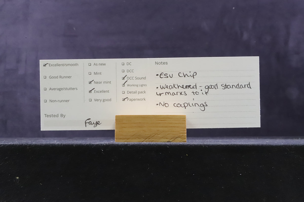 Accurascale OO ACC2165 BR EE Type 5 Class 55 Deltic &#39;55015&#39; &#39;Tulyar&#39; BR Blue White Cabs Weathered DCC Sound