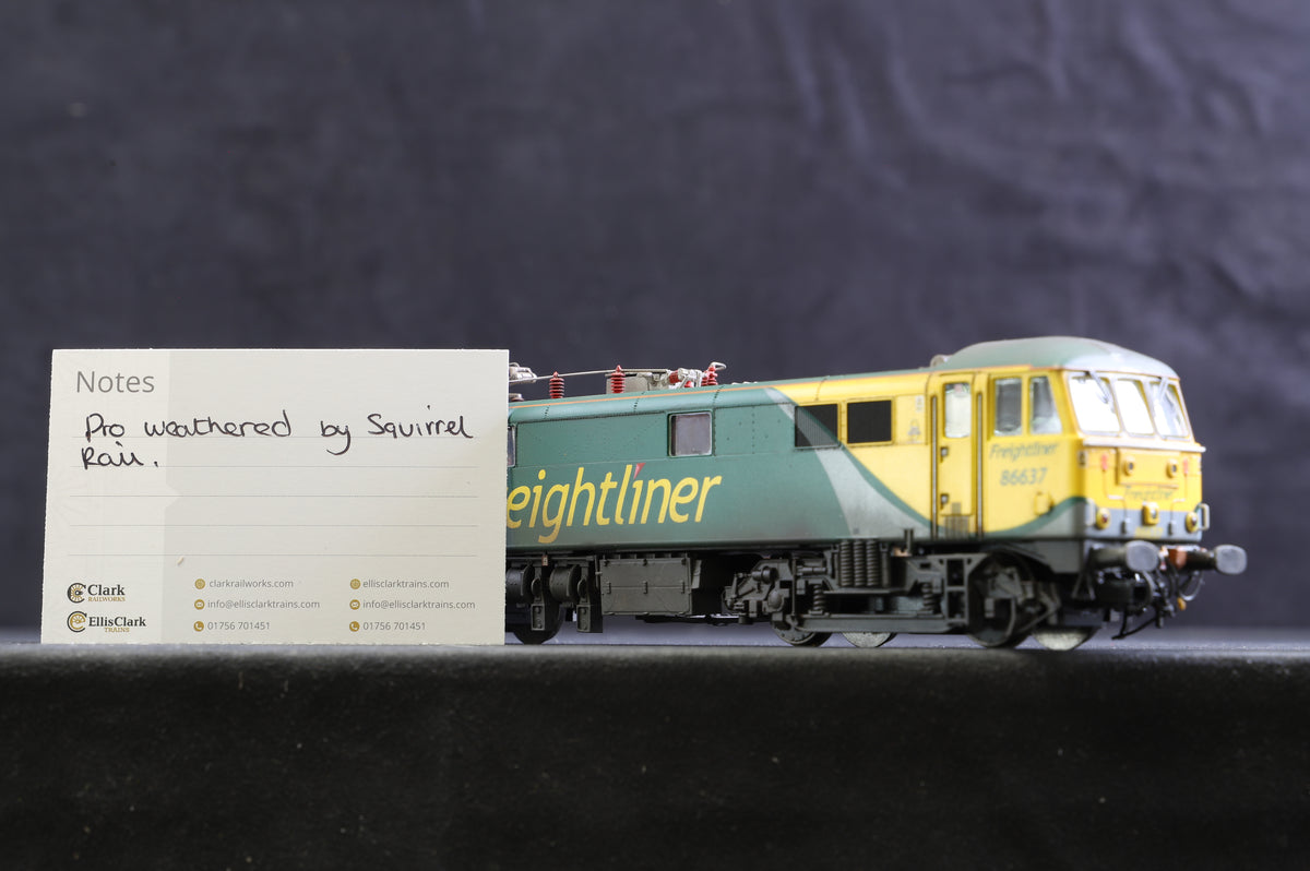 Heljan OO GM4240301 Class 86 &#39;86637&#39; Freightliner Powerhaul, Weathered Excl. Gaugemaster Collection