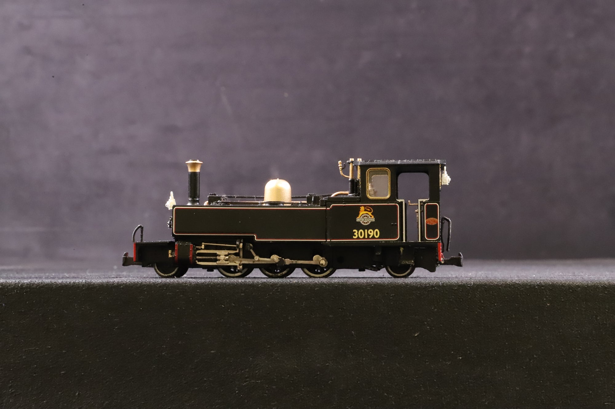 Heljan OO9 9962 Lynton & Barnstaple 2-6-2T 30190 'LYD' in Lined BR Black w/ Early Crests