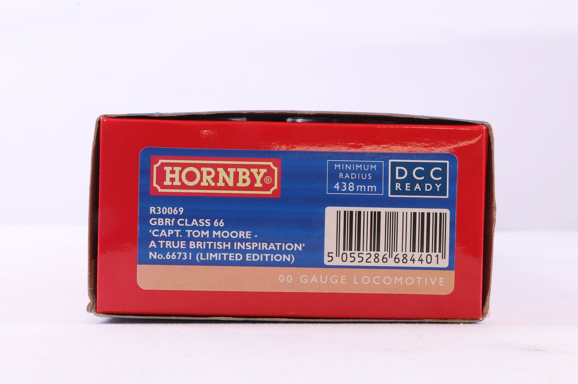 Hornby OO R30069 GBRf Class 66 'Capt. Tom Moore - A True British Inspiraation' '66731' Ltd. Ed., DCC Fitted