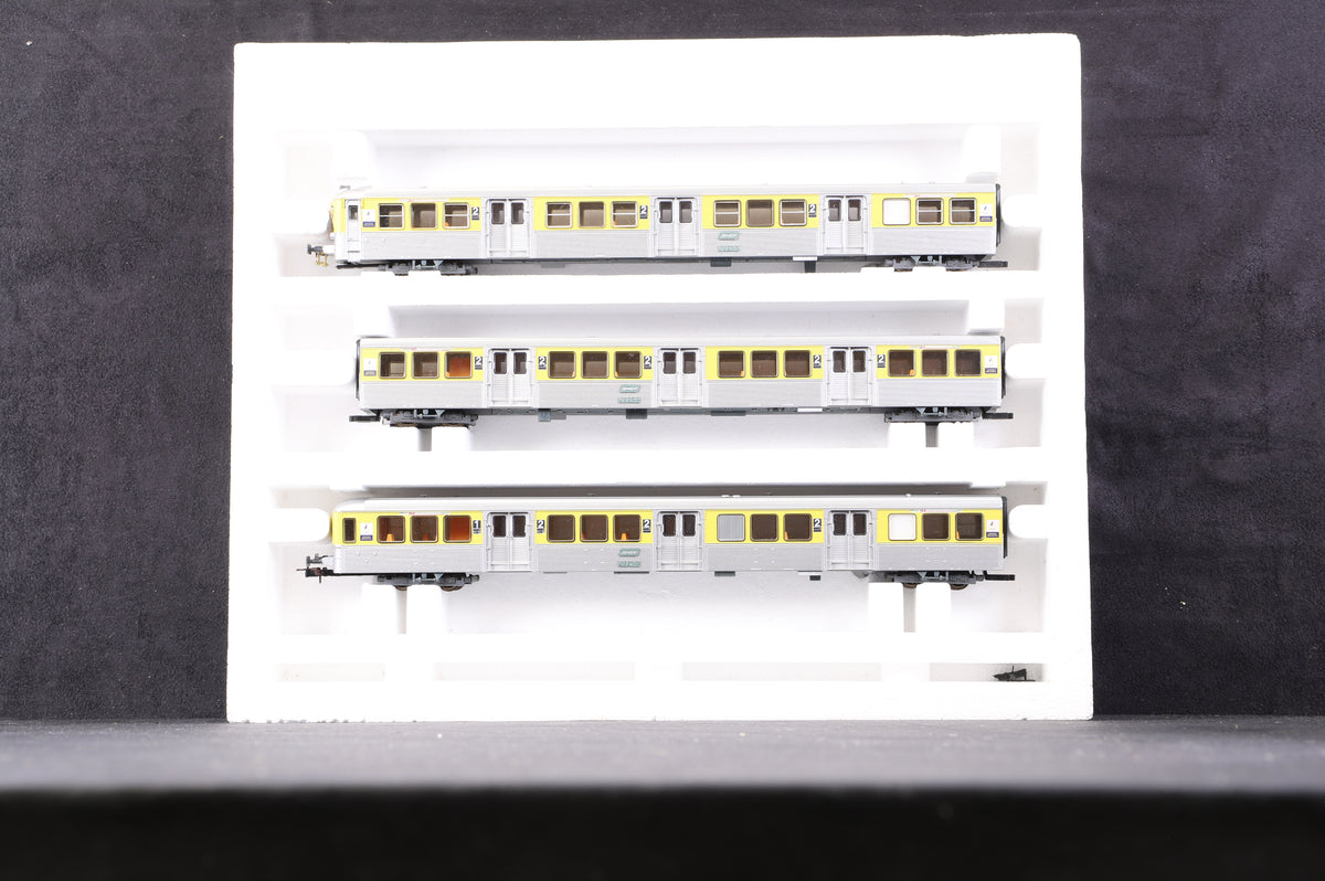 Jouef HO 500100 Voitures RIB 3 Car DMU Non Powered