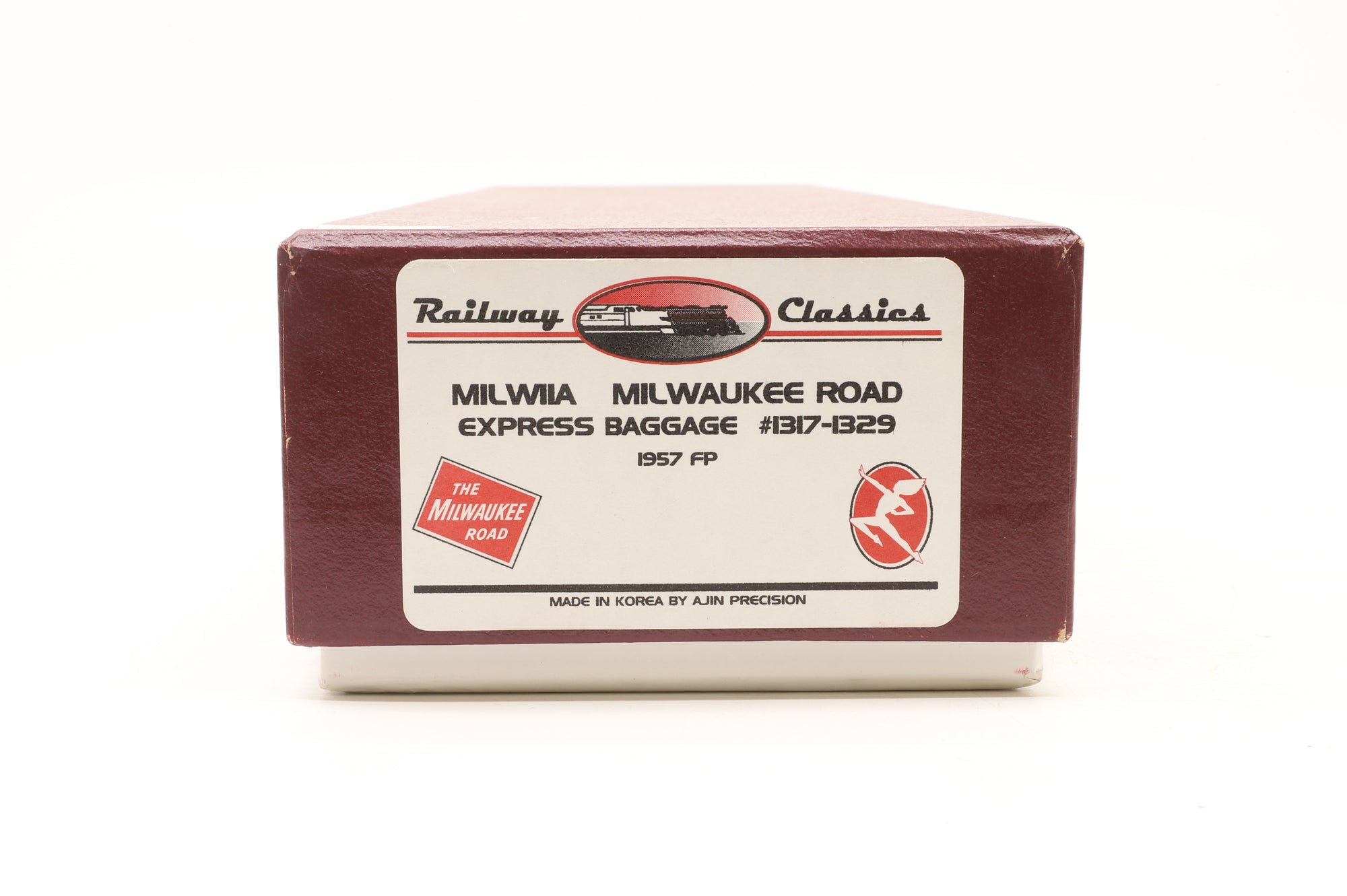 Railway Classics/Ajin Precision HO Brass Milwaukee Road Express Baggage No.1317-1329, Custom Painted