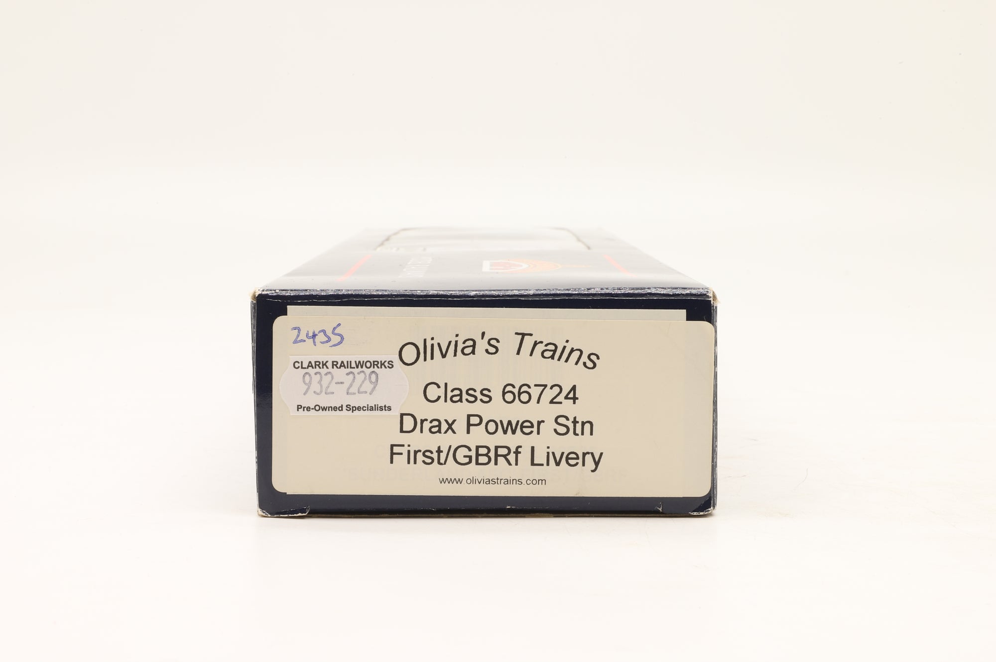 Bachmann OO Class 66 '66724' 'Drax Power Station' First/ GBRf Renumbered